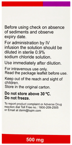 Ferinject 500mg Injection 10ml