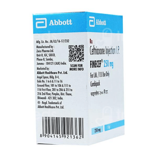 Finecef 250Mg Injection 1