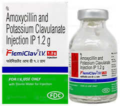 Flemiclav Iv 1000/200 Mg Injection 20 Ml