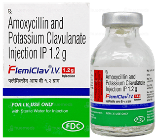 Flemiclav Iv 1000/200 Mg Injection 20 Ml