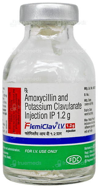 Flemiclav Iv 1000/200 Mg Injection 20 Ml