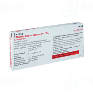Flexbumin 20 % Infusion 100 ML