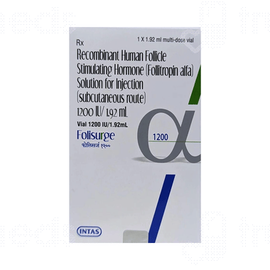 Folisurge 1200 Iu Injection 192 Ml - Uses, Side Effects, Dosage, Price ...