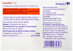 Fondared 7.5 Injection 0.6ml