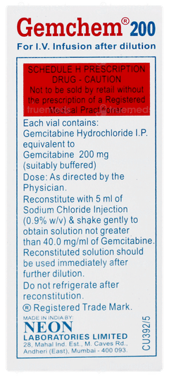 Gemchem 200 Injection 1 Gemchem 200 Injection 1