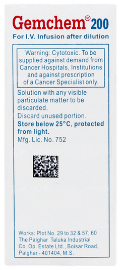 Gemchem 200 Injection 1 Gemchem 200 Injection 1