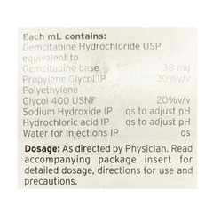 Gemita 200Mg Injection 5.26Ml Gemita 200Mg Injection 5.26Ml