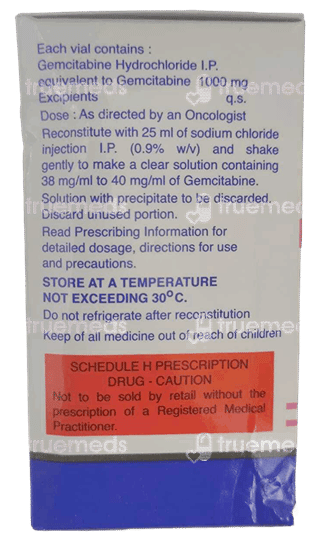 Gemitrate 1000 Mg Injection 1