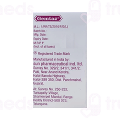 Gemtaz 1g Injection 1 Gemtaz 1g Injection 1