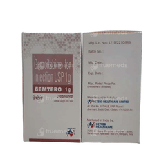 Gemtero 1000 Mg Injection 1 Gemtero 1000 Mg Injection 1