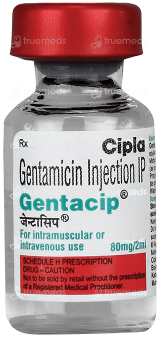 Gentacip 40 MG Injection 2 ML