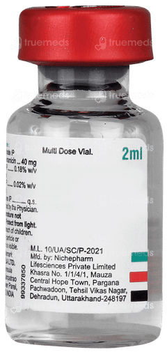 Gentacip 40 MG Injection 2 ML Gentacip 40 MG Injection 2 ML