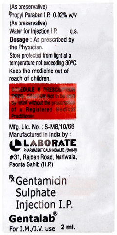 Gentalab Injection 2ml