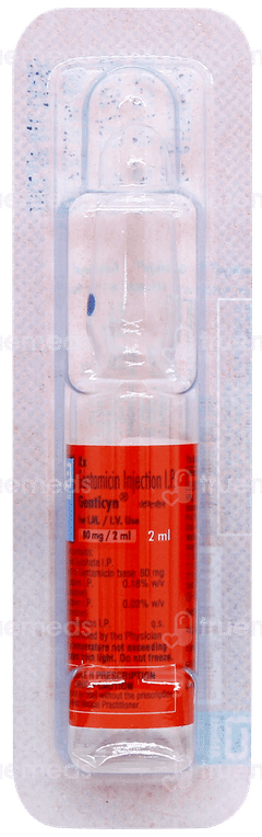 Genticyn 80mg Injection 2ml