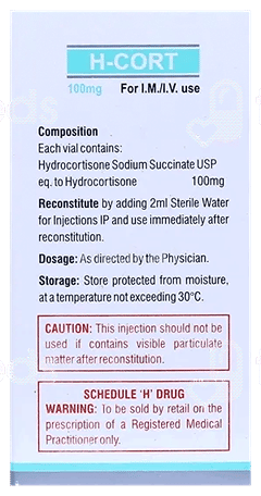 H Cort 100Mg Injection 1