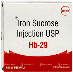 Hb 29 20 Mg Injection 5 Ml Hb 29 20 Mg Injection 5 Ml