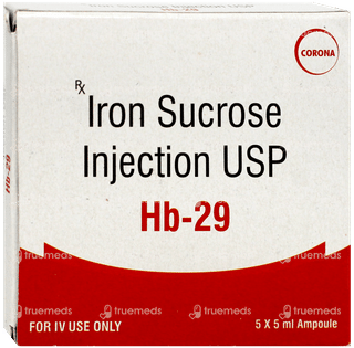 Hb 29 20 Mg Injection 5 Ml