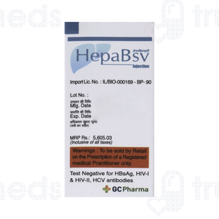 Hepabsv 100 IU Injection 0.5 ML