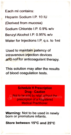 Hep Lock Solution 10Ml Hep Lock Solution 10Ml