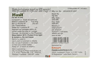 Hosit 500 MCG Injection 1 ML