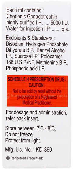 Hucog 5000 Hp Injection 1ml Hucog 5000 Hp Injection 1ml