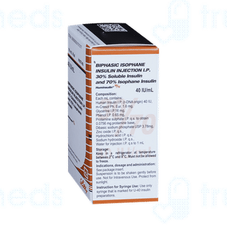Huminsulin 30/70 40iu Injection 10ml