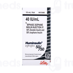 Huminsulin 50/50 100iu Injection 10ml Huminsulin 50/50 100iu Injection 10ml