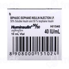 Huminsulin 50/50 100iu Injection 10ml Huminsulin 50/50 100iu Injection 10ml
