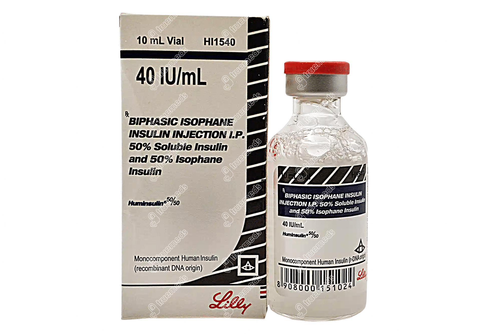 Huminsulin 50 50 40 IU Injection 10 ML Order HUMINSULIN 50 50 40 IU