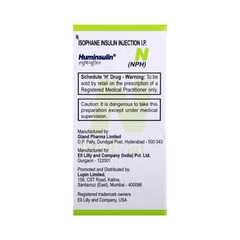 Huminsulin N 100iu Injection 10ml