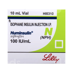 Huminsulin N 100iu Injection 10ml