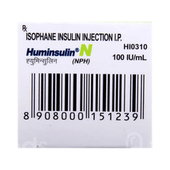 Huminsulin N 100iu Injection 10ml