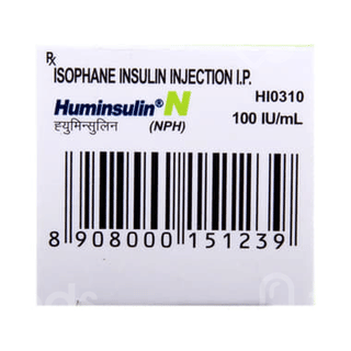 Huminsulin N 100iu Injection 10ml