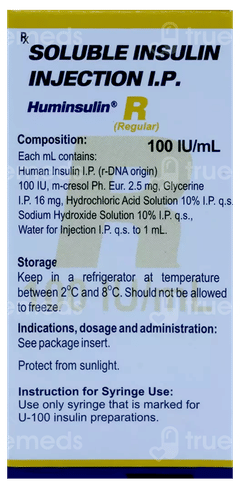 Huminsulin R 100Iu Injection 10Ml