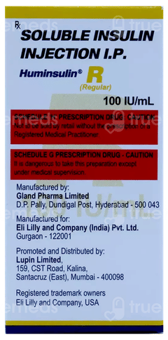 Huminsulin R 100Iu Injection 10Ml