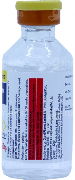 Huminsulin R 100Iu Injection 10Ml