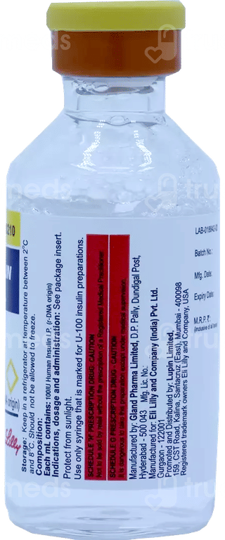 Huminsulin R 100Iu Injection 10Ml