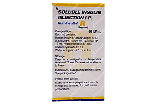 Huminsulin R 40 IU Injection 10 ML