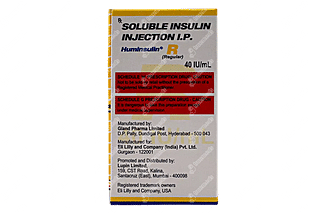 Huminsulin R 40 IU Injection 10 ML