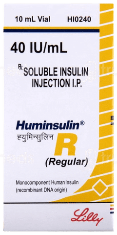 Huminsulin R 40Iu Injection 10Ml