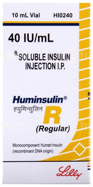 Huminsulin R 40Iu Injection 10Ml