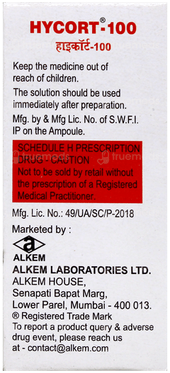 Hycort 100 Injection 1 Hycort 100 Injection 1