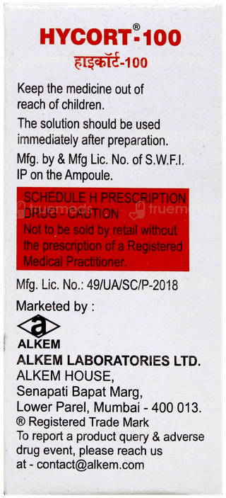 Hycort 100 Injection 1
