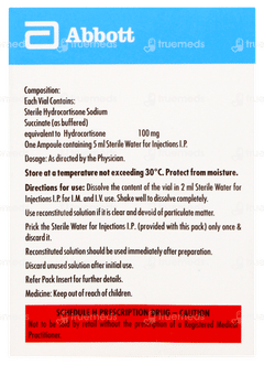 Hydrocort 100 Injection 1