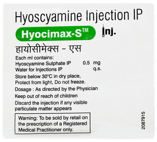 Hyocimax S Injection 1ml