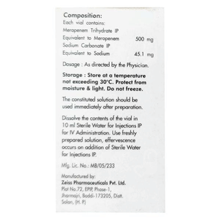 Icubac 500 Mg Injection 1