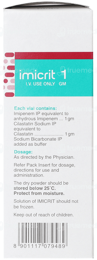 Imicrit 1000/1000 Mg Injection 30 Ml