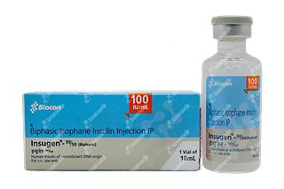 Insugen 50/50 100 IU Injection 10 ML