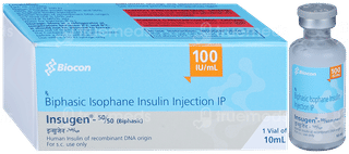 Insugen 50/50 100Iu Injection 10Ml