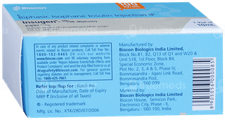 Insugen 50/50 100Iu Injection 10Ml